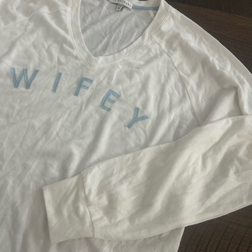 Wifey PJ Salvage top